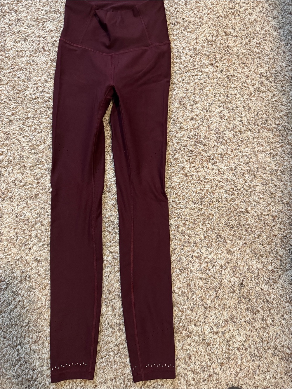 lululemon athletica Wine-Colored High-Rise Leggings